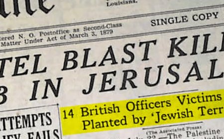 The Beginning of Zionist Jewish Terrorism