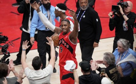 Raptors star RJ Barrett nails season-saving 3-pointer to force Game 7 against Cavaliers