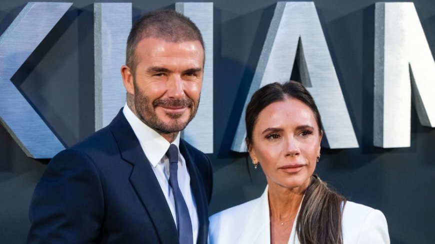 Victoria Beckham teases David for checking her out instead of working out during couple's gym session