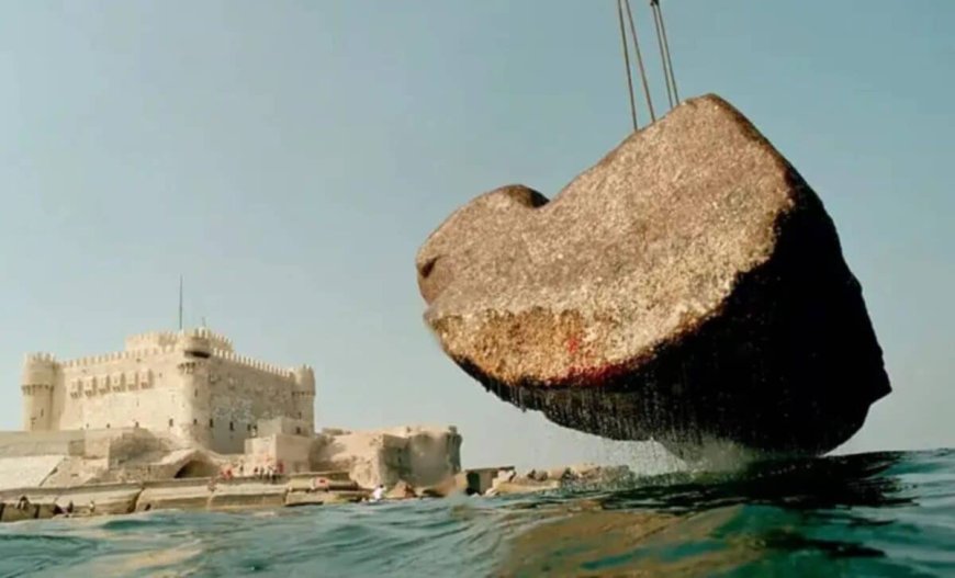 Archaeologists Discover 80-Ton Stones Beneath the Sea, Believed to Be Remains of One of the Seven Wonders of the Ancient World