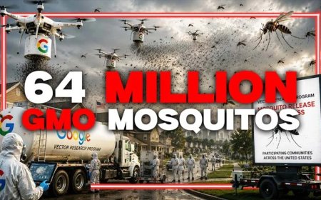 GOOGLE IS TAKING OVER YOUR BODY! Google Launches MASSIVE Transhumanist Attack Against Humanity: 64 MILLION GMO Mosquitos Are Set To Be Released In The US!