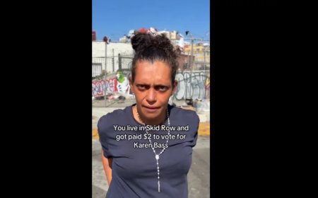 Watch: Los Angeles Homeless Say They Were PAID To Vote For Karen Bass, Nithya Raman