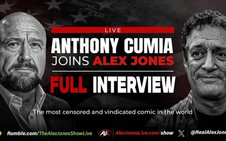 FULL INTERVIEW: The Most Vindicated & Censored Comic In The World, Anthony Cumia, Joins Alex Jones To Drop Truth Nukes On LA Mayoral Race Election Fraud, 2026 Midterms, The Karmelo Anthony Conviction Fallout, His Journey From Censorship To Success & MORE!
