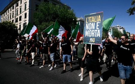 Italy: Thousands Of Protesters Demand Remigration In Rome
