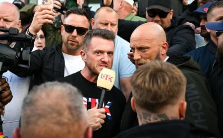 UK Police Detain Tommy Robinson, Seize Phone Under Counter-Terrorism Act & RATM Guitarist Tom Morello Attacks Activist During England Show