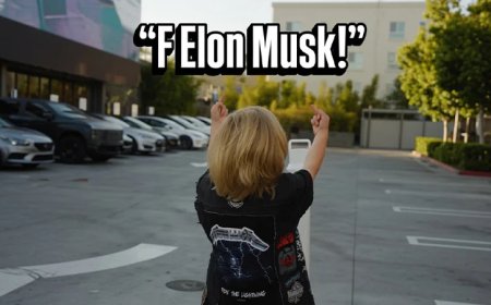 Watch: Leftist Parents Allow Children To Scream Obscenities Through Megaphone At Anti-Elon Musk Protest In Los Angeles