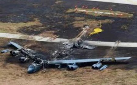 B-52 Bomber Crashes After Take-Off From Edwards Air Force Base In California – All 8 Crew Members Dead