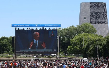 Former Living Presidents Attend Grand Opening Of $850 Million Obama Presidential Center – Trump Not Invited!
