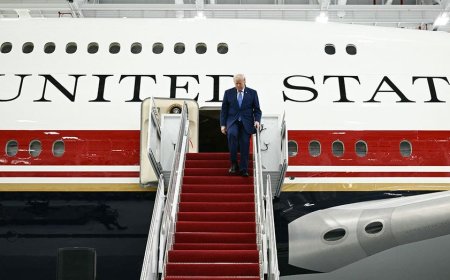 New Air Force One takes flight as Trump unveils revamped presidential aircraft