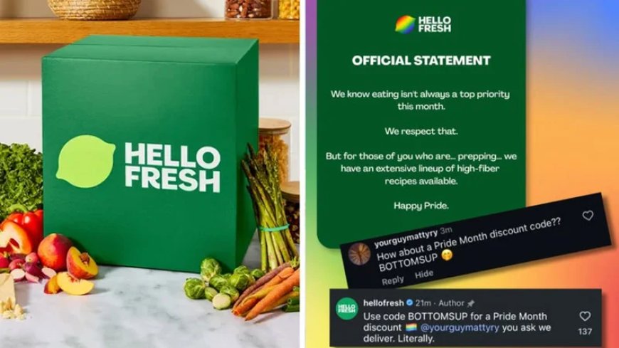“Prepare Your Colon”: HelloFresh Serves Up Anal-Sex-Themed Pride Month Ad