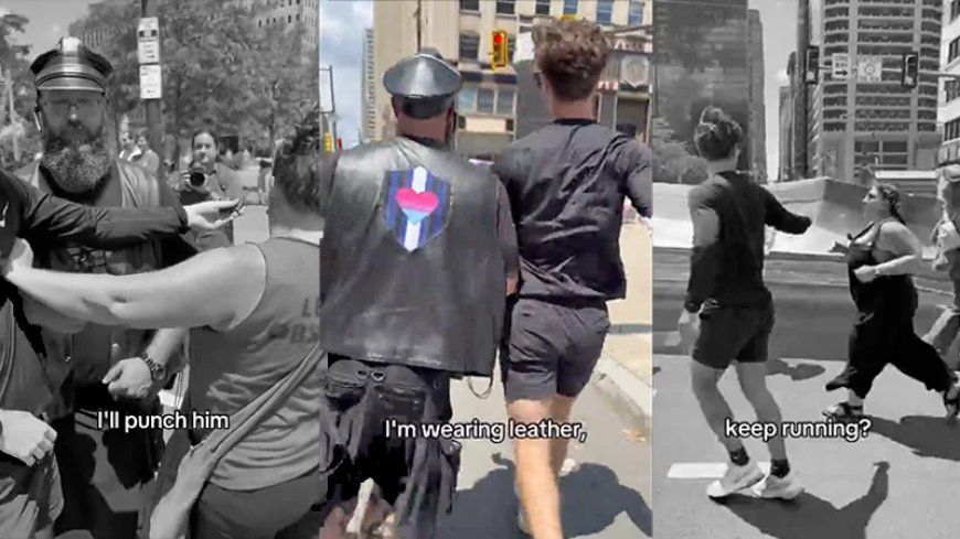 Watch: Pride Parade Attendees Assault Journalist, Fail To Keep Up When He Jogs Away