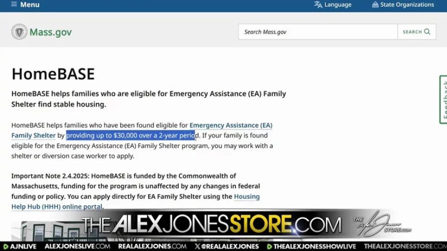 VIDEO: Massachusetts Gov. Caught Shifting Funds From US Citizens To Illegal Aliens Through HomeBASE Program – Financing Lawyers, $30K A Year For Housing & $4K A Month Per Illegal – Doubling The Money To $97 Million!