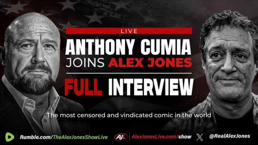 FULL INTERVIEW: The Most Vindicated & Censored Comic In The World, Anthony Cumia, Joins Alex Jones To Drop Truth Nukes On LA Mayoral Race Election Fraud, 2026 Midterms, The Karmelo Anthony Conviction Fallout, His Journey From Censorship To Success & MORE!