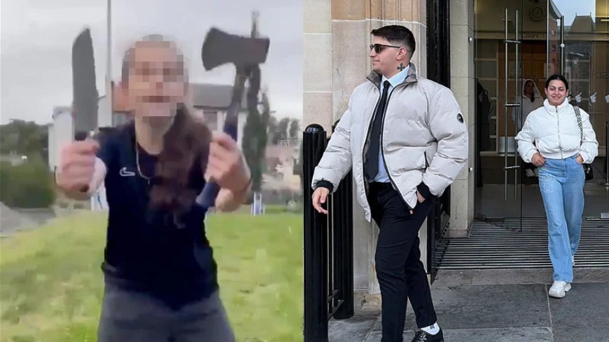 Vindicated! Migrants Convicted of Attacking Girls In Viral Video Showing Scottish Girl Brandishing Hatchet & Dagger