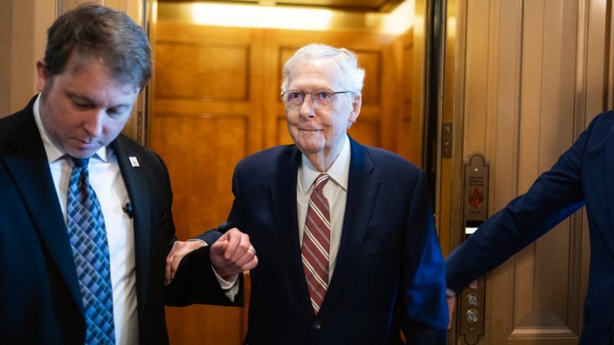 Sen Mitch McConnell hospitalized, 'receiving excellent care,' his office says