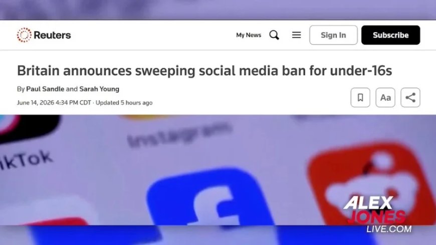 TYRANNY ALERT: UK’s PM Keir Starmer Announces FULL BAN On Social Media For Kids Under 16!