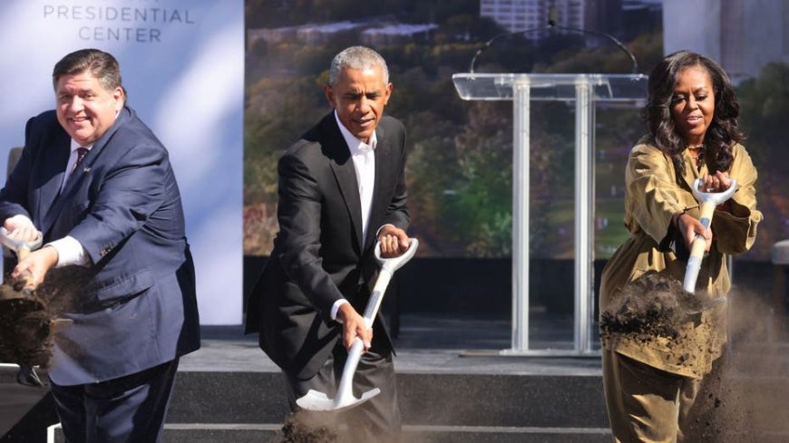 White House seizes on delayed Obama presidential center opening to crown Trump ‘Builder-in-Chief’