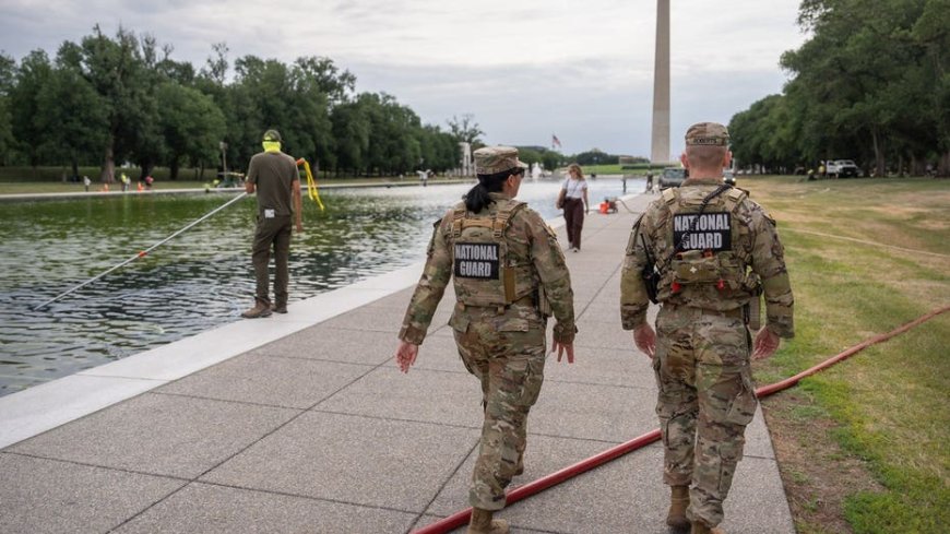 Former Olympian among those charged with vandalizing Reflecting Pool, Trump vows immediate repairs: report