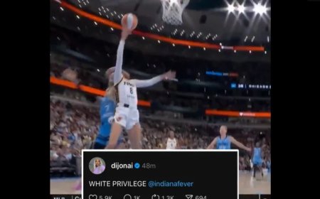 Black WNBA Player Posts “White Privilege” On Social Media After Being Ejected For Clotheslining Sophie Cunningham In Possible Retaliation For Stance Against Trans Players