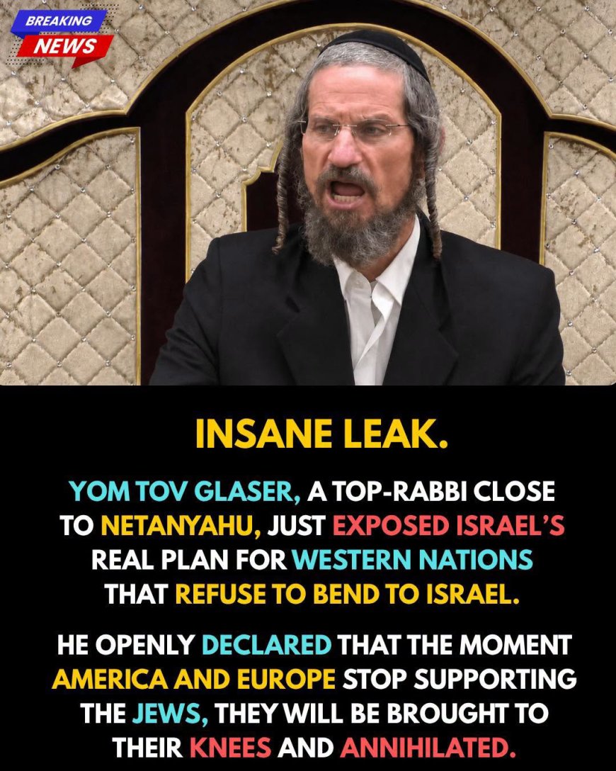 Rabbi: The West must bend the knee to Israel or else