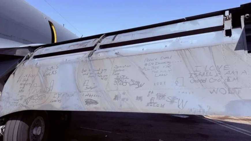 ‘Do What Israel Tells You!’ – Graffiti On USAF Jet Suggests Troops Think War Isn’t For America