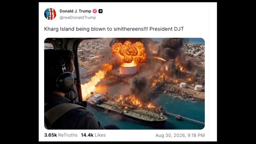 Trump Threatens to Blow Kharg Island To ‘Smithereens’ After Iran Attacks US Targets In Jordan