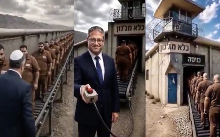 Israeli Official Ben-Gvir Posts AI Video Of Palestinians On Conveyor Belt Going Into Slaughter House-Style Prison Camp