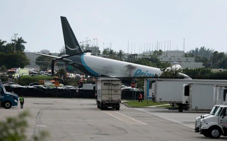 Amazon Prime Air Boeing 767 Crashes After Overshooting Runway