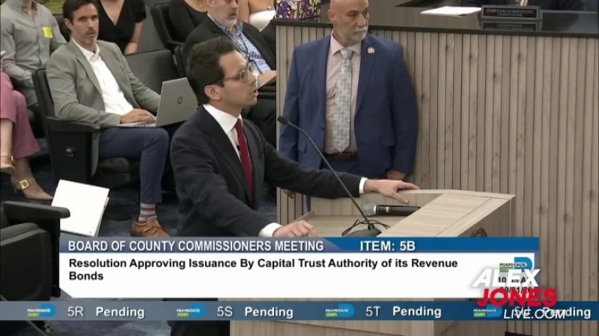 VIDEO: James Fishback PHYSICALLY REMOVED From Miami Dade County Commission Meeting For Criticizing Vote To Give Up To $450 Million To The Israeli Government!